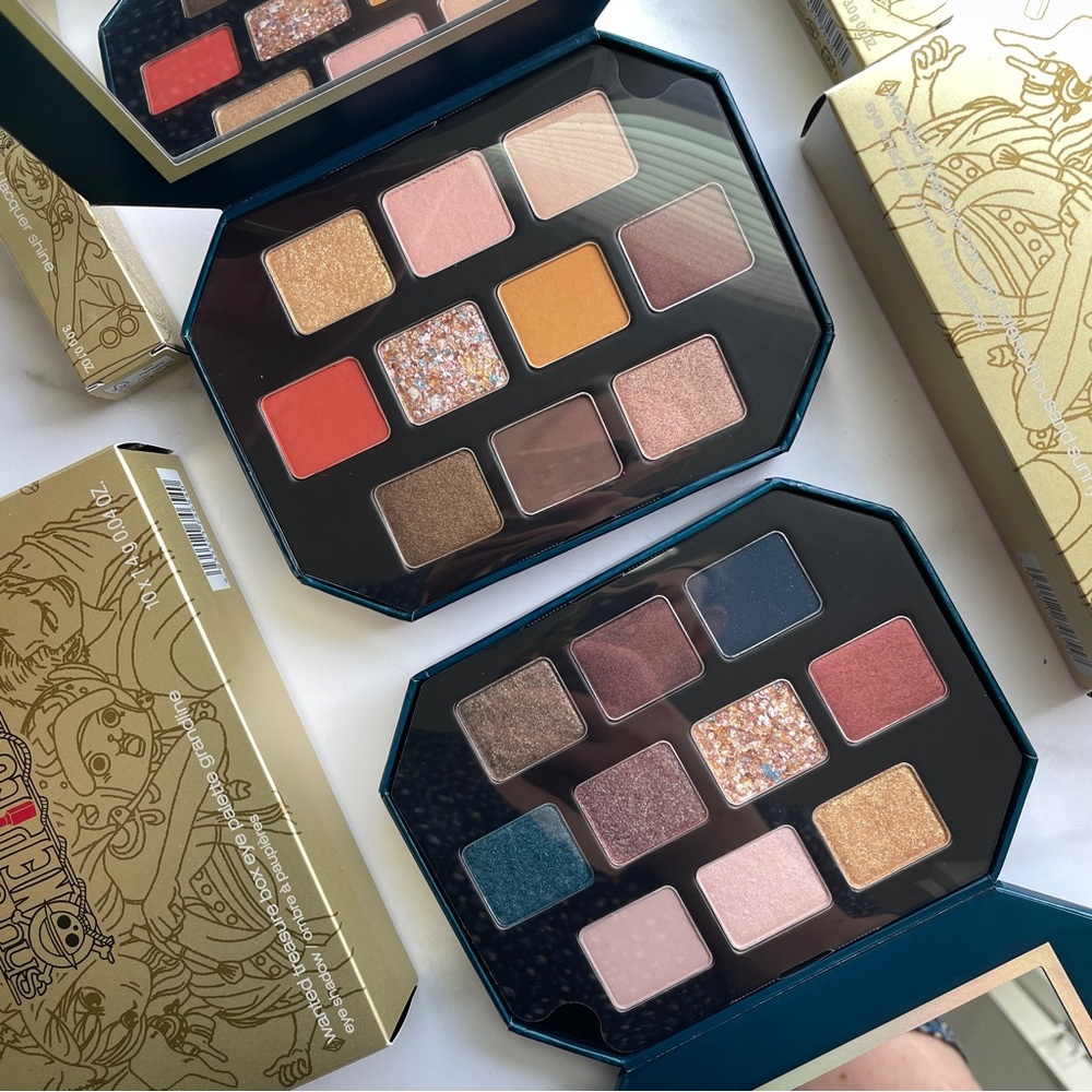 NEW and RARE! One Piece Shu Uemura Makeup Set Palettes Lipstick Grand Line